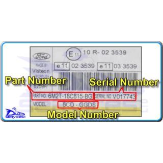 Ford 6000AUX CD RDS EON